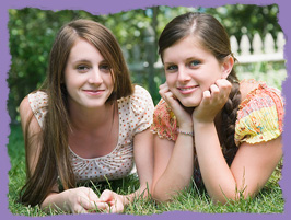 photo: two girls